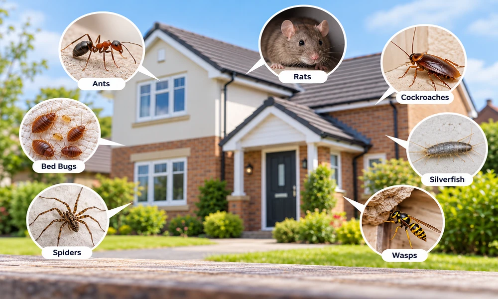 Common Household Pests in the UK and How to Spot Them